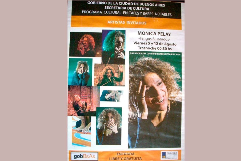 Prensa de Monica Pelay, cantante argentina con base en Barcelona