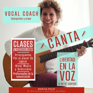 Vocal Coach en Barcelona. Monica Pelay. Clases de canto